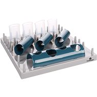 Flamingo cat treat dispenser grey/blue - Interactive Cat Toy