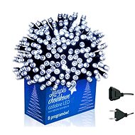 Flamenco Mystique 500 LED Christmas lights, cool white, dark green cable, 32 m - Light Chain
