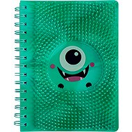 FLEXIO A5 with ring binder and silicone covers, 80 sheets, monster - Notepad