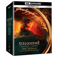 Kolekce Středozemě: Pán prstenů / Hobit 4K UHD blu-ray 15 disků - 2 verze filmu - Film na Blu-ray