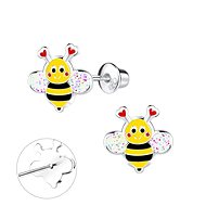 Flor de Cristal Silver Earrings Bees (Ag925/1000, 13 g) - Earrings