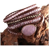Flor de Cristal Wrap Bracelet Rose Quartz - Empathy - Bracelet