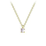 Flor de Cristal Opal silver necklace - Necklace