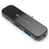 Feeltek Jet Glass 6 in 1 USB-C Hub, black - Docking Station