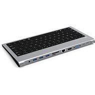 Feeltek 11-in-1 USB-C Keyboard Hub EN - Port Replicator