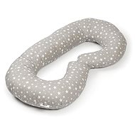 Flumi Maternity pillow type C, grey with stars - Nursing Pillow