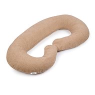 Flumi Maternity pillow type C, lamb, dark beige - Nursing Pillow