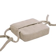 Flumi Raised chair cushion for children, beige corduroy - Pillow Seat