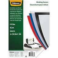 FELLOWES A4 Hinterseite, schwarz - 100 Stück Packung - Einbanddeckel