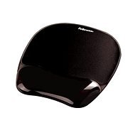 Fellowes CRYSTAL gel, with wrist support, black - Mouse Pad