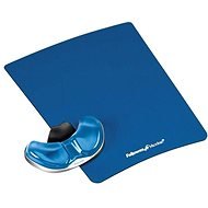 Fellowes Palm Health-V CRYSTAL gel Microban, with wrist support, blue - Mouse Pad