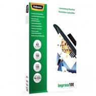 Fellowes A3/100 micron, glossy - pack of 100 - Laminating Film