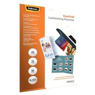 Fellowes A3/80 mikronů, lesklé, snadné složení - balení 25 ks - Laminating Film