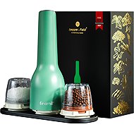 FinaMill by Pepperfield Electric grinder USB green, gift set - Spice Grinder