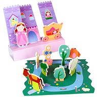 Set of foam toys in the bath - Fairytale lock - Water Toy