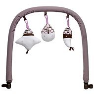 Canopy and trapeze to the rocking chairs - Pink - Baby Play Gym