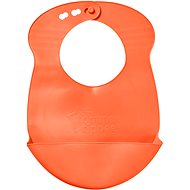 Tommee Tippee Explora Plastic Bib - Orange - Bib