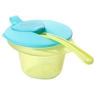 Bowl with lid and Explora spoon for baby boy - Feeding Set