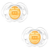 Silicone pacifier CTN Air Style 2 pieces of orange - Pacifier