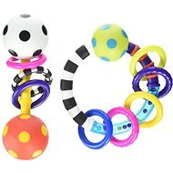 Rattles with rings - black and white - Baby Rattle