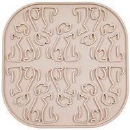 Fiboo Lollipop Licking Pad, beige - Lick Mat