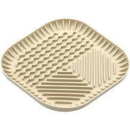 Fiboo Slowing pad Fiboowl, beige - Lick Mat