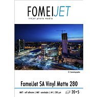 FOMEI Jet SA Vinyl Matte 280 A4 - balenie 20 ks + 5 ks zadarmo - Fotopapier