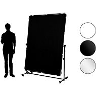 FOMEI Mobile reflective panel 150x200 cm white/black/silver/diffuse - Camera Accessory