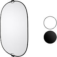 FOMEI Folding background 2-in-1 150 × 200 cm, black/white - Photo Background