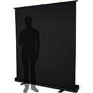 FOMEI Roll-up folding background 180 × 200 cm, black - Photo Background