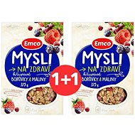 EMCO Think blueberry / raspberry 2 × 375 g - Muesli