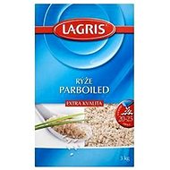 LAGRIS Parboiled Rice Extra Quality 1× 3kg - Rice