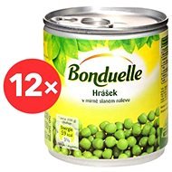 BONDUELLE Hrášok jemný 12× 212 ml - Konzervovaná zelenina