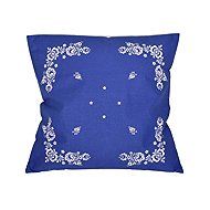 Forbyt Folk cotton 38 × 38 cm, blue - Pillowcase