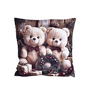 Forbyt Christmas cover Teddy bears CYC31007 40 × 40 cm - Pillowcase