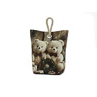 Forbyt Christmas doorstop with teddy bears CYC31007, 22 × 23 cm - Christmas Decoration