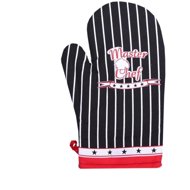 Forbyt Master Chef kitchen mitt black 1 piece 18 × 28 cm - Oven Mitt