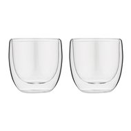 Forever Eva Espresso cups 2 pcs 80 ml - Glass