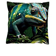 4sleep Pillowcase 40 × 40 zipped velour - Chameleon - Pillowcase