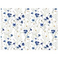 4DAVE Gift wrapping paper blue flower - Wrapping Paper