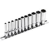 Extol Premium (8818110) extended, MULTI-LOCK, set of 11, CrV - Drive Socket