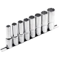 Extol Premium (8818112) extended, MULTI-LOCK, set of 8, CrV - Drive Socket
