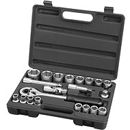 Extol Premium (65231) sockets, set of 21, CrV, 1/2" - Drive Socket