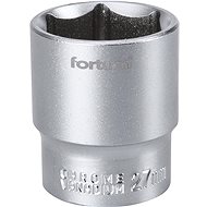 Fortum (4700427) socket, 1/2", 27 mm, L 42 mm, 61CrV5 - Drive Socket