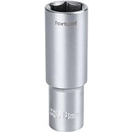 Fortum (4700518) socket, extended, 1/2", 18 mm, L 77 mm, 61CrV5 - Drive Socket