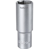 Fortum (4700521) socket, extended, 1/2", 21 mm, L 77 mm, 61CrV5 - Drive Socket