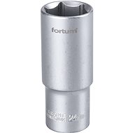 Fortum (4700524) socket, extended, 1/2", 24 mm, L 77 mm, 61CrV5 - Drive Socket