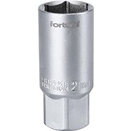 Fortum (4700901) Spark plug socket, 1/2", 21 mm, L 65 mm, 61CrV5 - Drive Socket