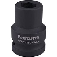 Fortum (4703017) Impact socket, 3/4", 17 mm, L 52 mm, CrMoV - Drive Socket