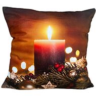 Forbyt Christmas cover Burning candle 40 × 40 cm - Pillowcase